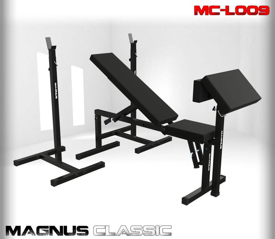 Ławka regulowana do ćwiczeń Magnus Classic MC-L009
