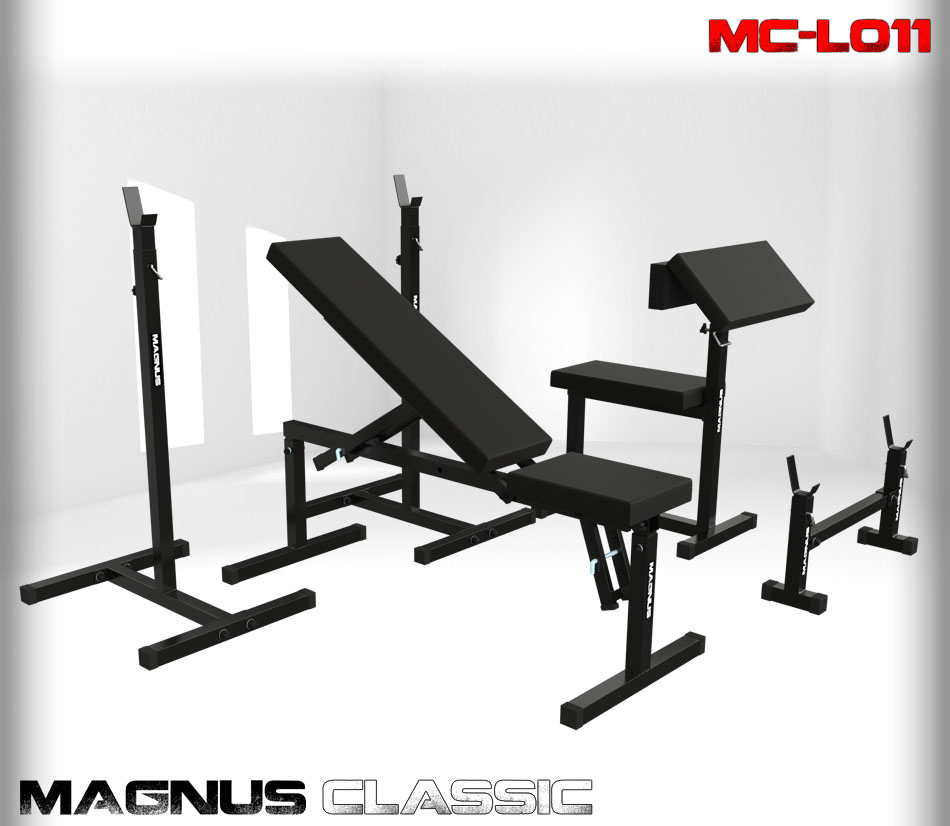 Ławka regulowana do ćwiczeń Magnus Classic MC-L011