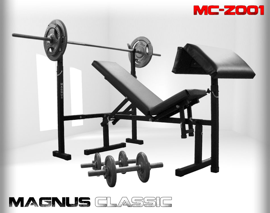 Zestaw z obciążeniem 85 kg Magnus Classic MC-Z001