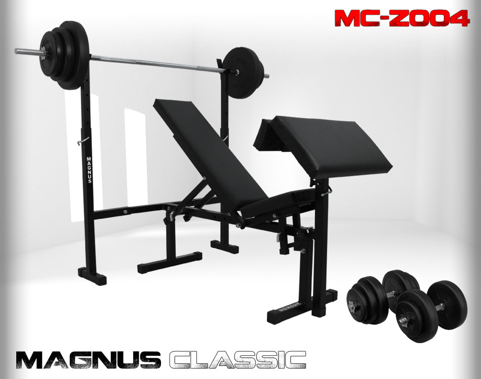 Zestaw z obciążeniem 76kg Magnus Classic MC-Z004