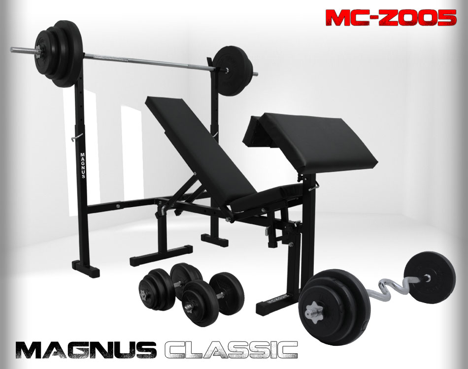 Zestaw z obciążeniem 102 kg Magnus Classic MC-Z005