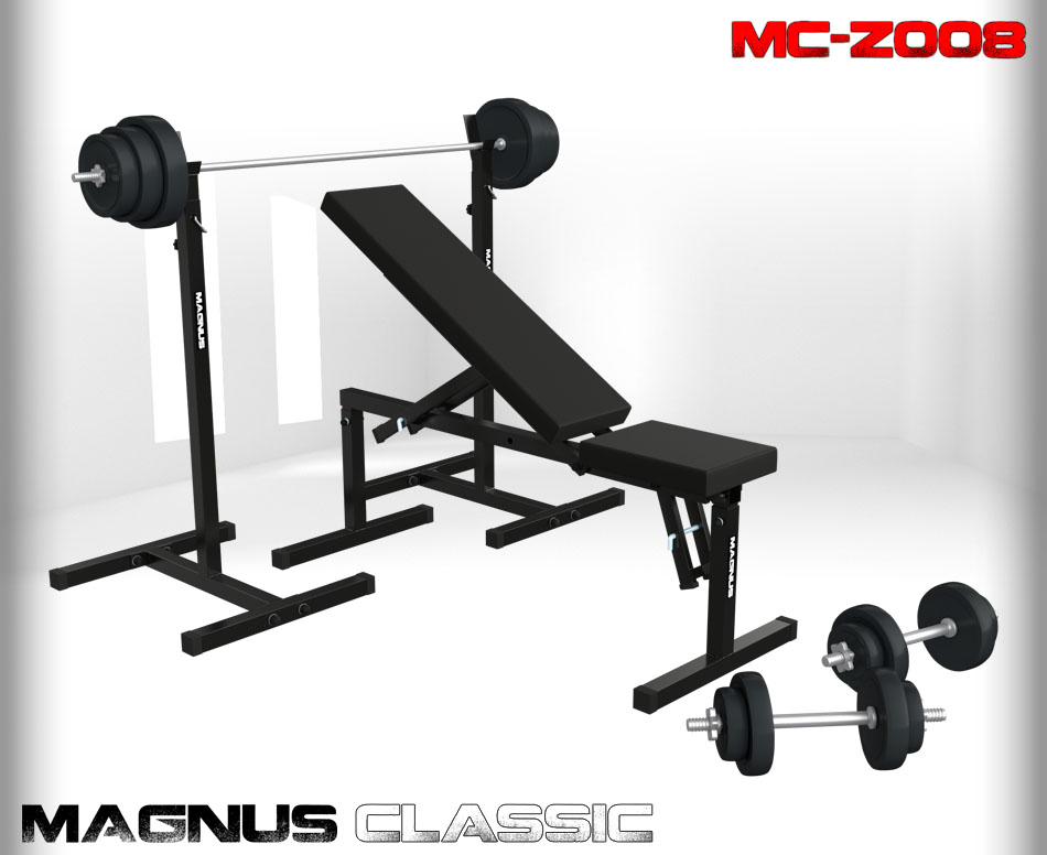 Zestaw z obciążeniem 84 kg Magnus Classic MC-Z008