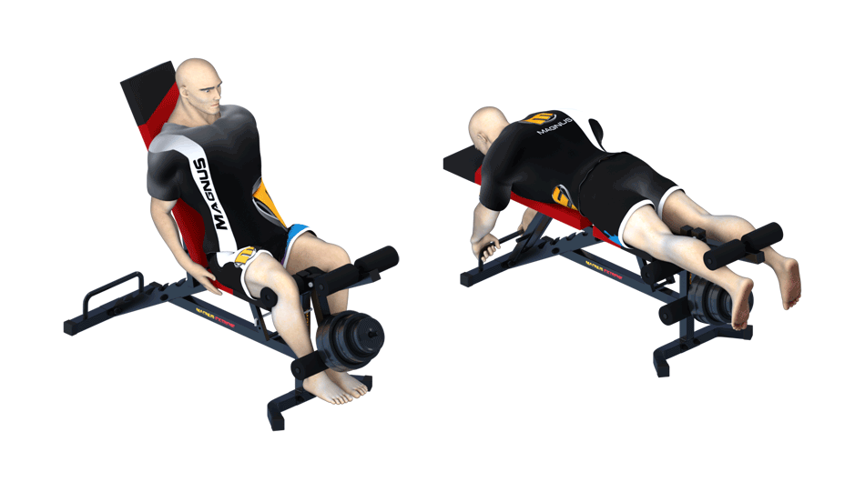 hard training with leg attachment for a bench
