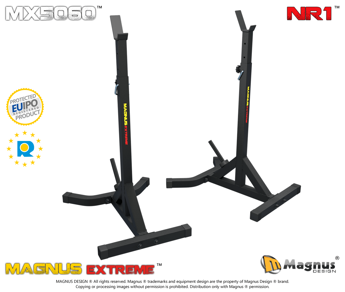 Training stands for barbell Magnus Extreme MX5060