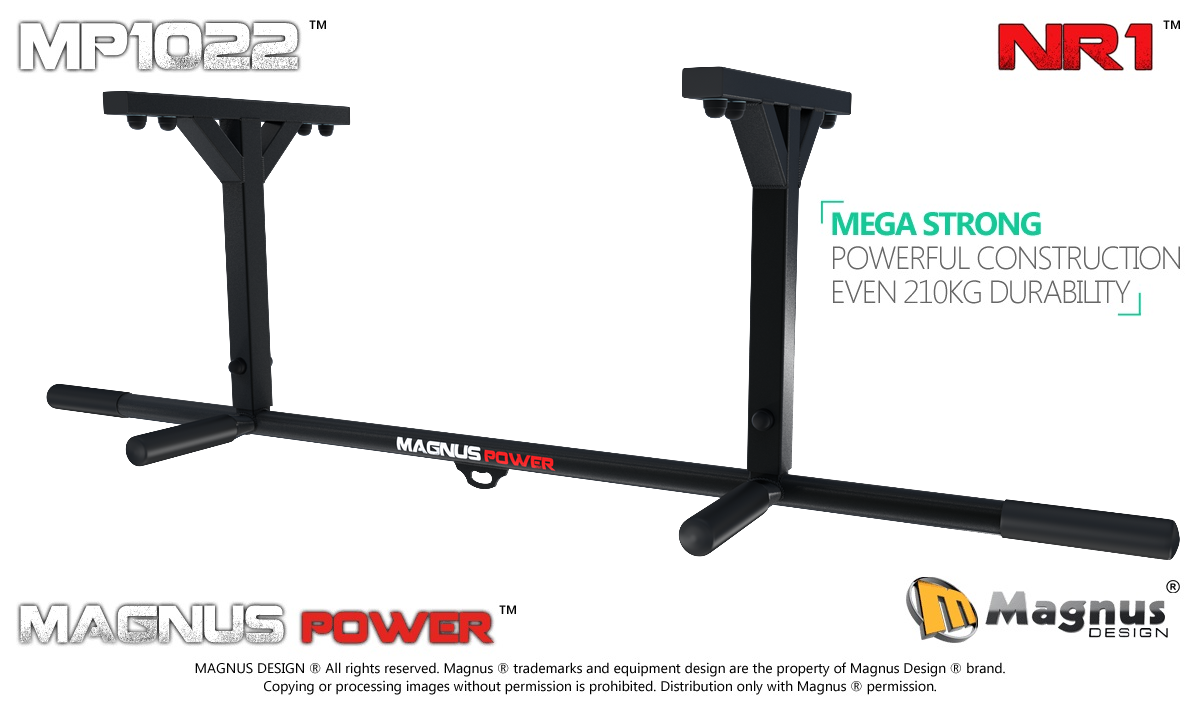 Ceiling mounted pull up bar Magnus MP1022 for exercises
