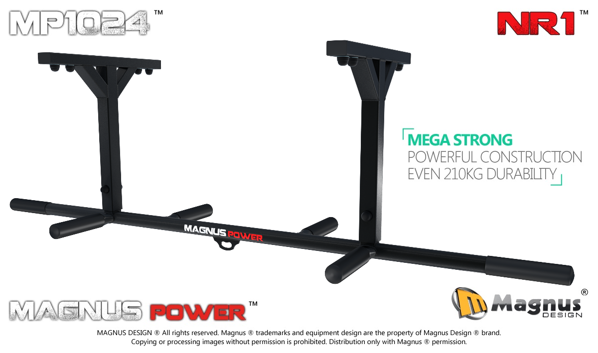 Ceiling mounted pull up bar Magnus MP1024 for exercises