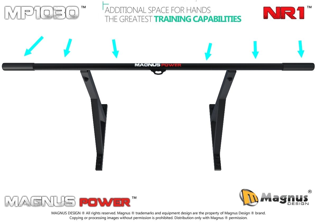 Comfortable workout on Magnus pull up bar